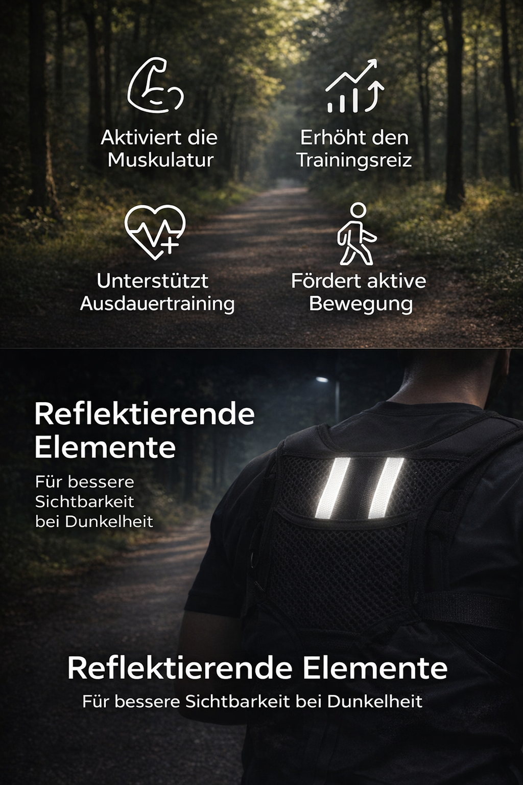 Jogging Gewichtsweste